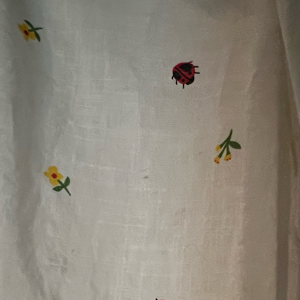 ModCloth Crop Button Up with Ladybugs! - Picture 3 of 3